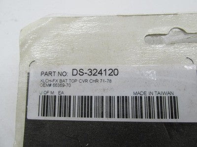 Drag Specialties NOS Harley XLCH FX Chrome Battery Top Cover DS-324120
