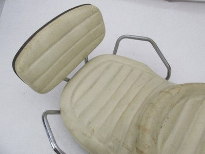 Harley Davidson 1977-82 Shovelhead Cream Comfort Flex Buddy Seat 52516