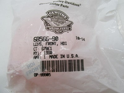 Harley Davidson Genuine NOS Amber Turn Signal Lens 68566-90