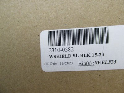 Klock Werks NOS 9" Sport Pro Flare Windshield Black 2310-0582 KW05-01-