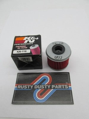 K&N NEW Motorcycle Cartridge Oil Filter KN-116