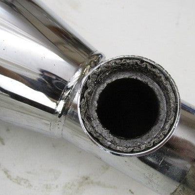Pair of Harley OEM Softail Fat Boy Deuce Mufflers w/ Shields 65890-00