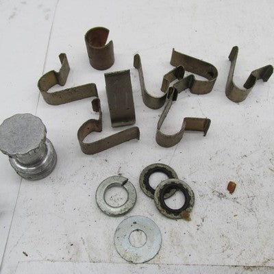 Large Mixed Lot of Vintage Brake Caliper Hardware and Reservoir Cylind