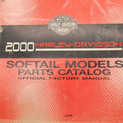 Harley-Davidson OEM Official 2000 Factory Softail Models Parts Catalog