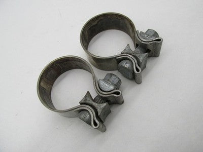Pair of Harley Davidson Genuine 1.75" Exhaust Muffler Clamps