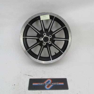 Harley OEM 87-99 EVO Touring 10-Spoke 16x3 Castalloy Black Rear Wheel