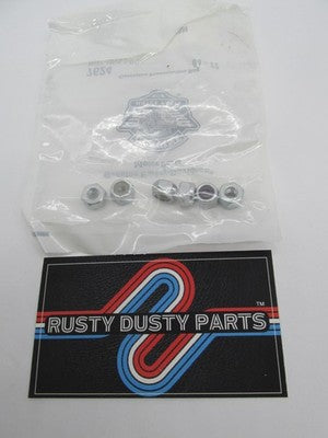 Lot of 6 Harley-Davidson OEM NOS Self-Locking Flexloc Hex Nuts 7624