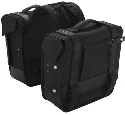 Burly Voyager Throw Over Saddlebags Black B15-1002B