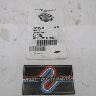 Harley-Davidson OEM Sportster XLH 883 Main Jet 27115-88