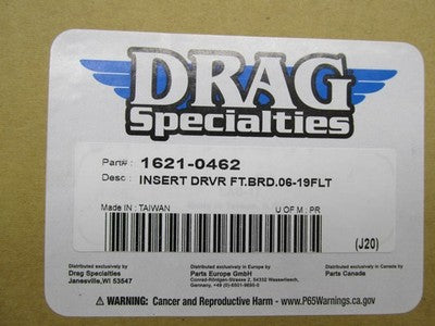 Drag Specialties NOS Driver Footboard Floorboard Rubber Inserts Pair 1