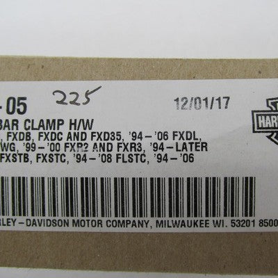 Harley-Davidson OEM NOS Chrome Handlebar Clamp Hardware Kit 94452-05