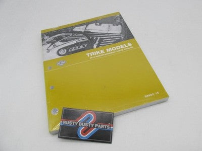 Harley Davidson Official Factory 2015 Trike Models Parts Catalog 99602