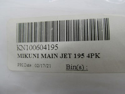 LOT of 3 Mikuni NOS #195 Main Jet KN100604195