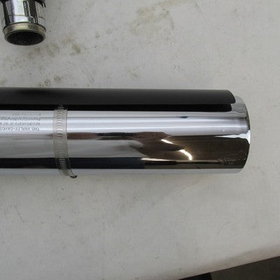 Pair of Harley Davidson OEM Stock FXBBS Mufflers Blk M8 Softail 18-23