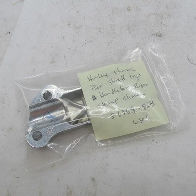Harley Davidson Genuine Chrome Bar Shield Logo Handlebar Riser Clamp 5