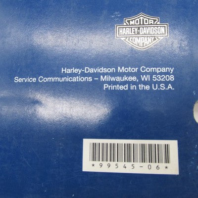Harley-Davidson Official 2006 FLT Police Models Parts Catalog 99545-06