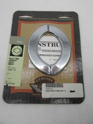 Harley-Davidson Genuine VRSCA V-Rod Billet Sprocket Cover Inserts 4449