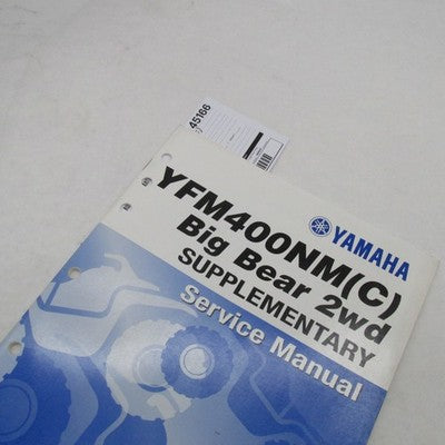 Yamaha YFM400NM(C) Big Bear 2wd Supplementary Service Manual LIT-11616