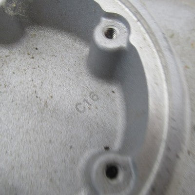 Harley OEM 01-17 Touring Softail Dyna Cam Cover Textured Silver 25362-