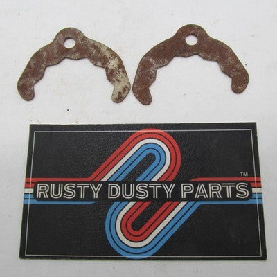 Lot of 2 Genuine Harley-Davidson OEM NOS Rusty Lock Plates 24015-36