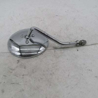 Harley Davidson Genuine OEM Chrome Short Stem Round Mirror Left Side 9