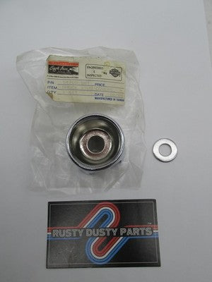 Harley Davidson Genuine NOS Chrome Rear Shock Stud Cover 54708-88T