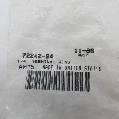 Lot of 3 Harley-Davidson Genuine OEM NOS 1/4" Terminal Rings 72242-94