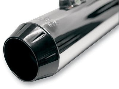 Bassani Black Powder-Coated End Cap 1/2in Lip for Short Mufflers ENDCA