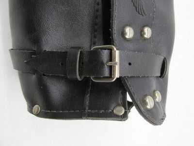 Harley Davidson Fork Bag with Harley Wings Logo Synthetic Leather 10"X