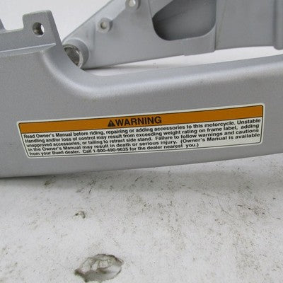 Buell OEM XB9 XB12 Firebolt Lightning Rear Swingarm Oil Tank Silver K0