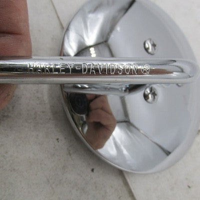 Harley Davidson Genuine OEM Chrome Short Stem Round Mirror Left Side 9