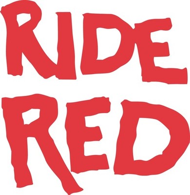 Factory Effex Logo Stickers Ride Red - Red FX04-2674