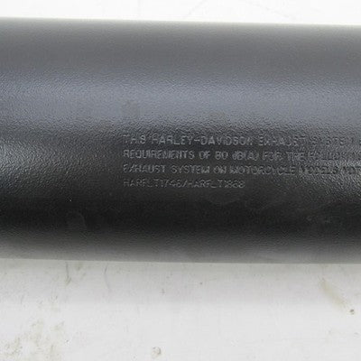 Pair of Harley Davidson OEM Blk Mufflers 17+ Touring 64900766A 6490076
