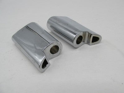 Pair Harley Davidson Genuine Chrome Turn Signal Standoffs Mounts Brack