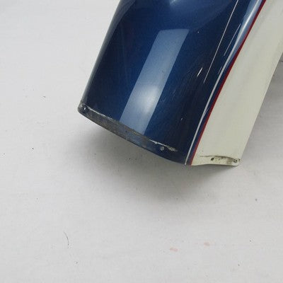 Harley OEM 00-13 Touring Road King Front Fender White w/ Blue Pinstrip