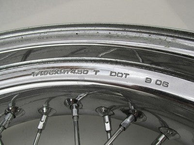 Harley-Davidson GenuineCast Aluminum 17X4.5 D.I.D. Rear Wheel Rim 4086