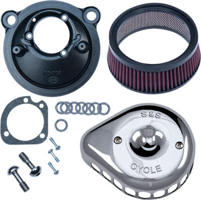 S & S Cycle Mini Teardrop Stealth Air Cleaner Kit 170-0439C