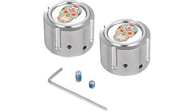 FIGURATI DESIGNS Front Axle Nut Covers FD30-FAC-SS