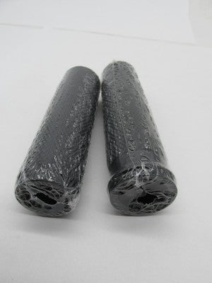 Arlen Ness NOS Harley Davidson Pair of Knurled Rubber Grips Black/Gold