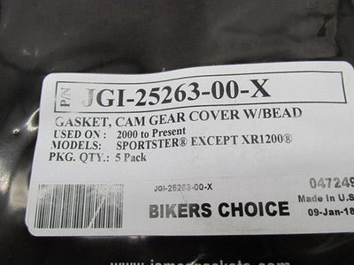 Lot of 5 James Harley Davidson Sportster Cam Gear Cover Gaskets JGI-25