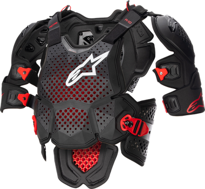 Alpinestars A-10 Roost Guard V2 Black/Red XL/2XL 6700523-1431XL2