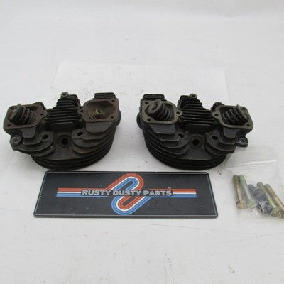 Pair of Harley OEM 74-85 Ironhead Sportster Cylinder Heads 16682-74 16