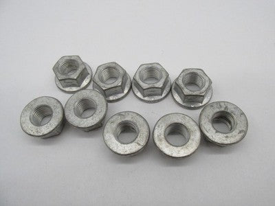 Lot of 9 Harley Davidson Genuine NOS Flange Nut 7596