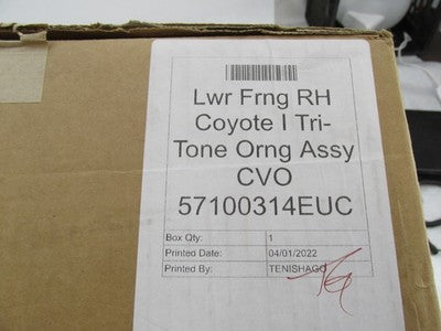 Harley Davidson Genuine NOS Lower Right Fairing CVO Tri-Tone Coyote 57