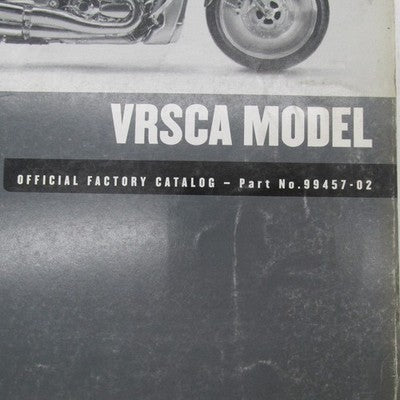 Harley-Davidson Official Factory 2002 VRSCA Model Parts Catalog 99457-