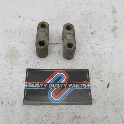 Pair of Triumph BSA OEM Brake Fork Leg Axle Caps 97-4456 97-4457