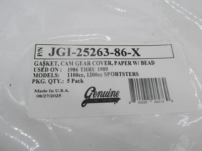 Lot of 4 James NOS Harley XL Engine Cam Gear Cover Gaskets JGI-25263-8