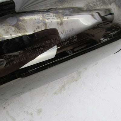 Set of Harley OEM Stock 17-24 CVO Scorched Chrome Mufflers w/ Crossove