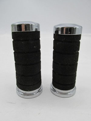 Pair of Harley-Davidson Black Ribbed Foam Handlebar Grips