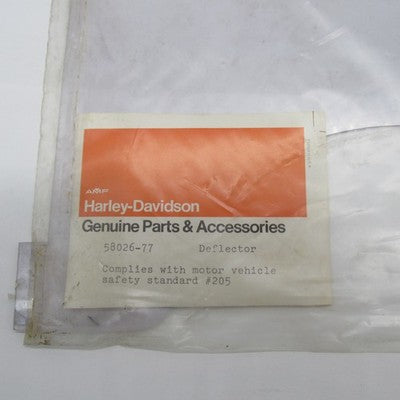 Harley Davidson Genuine NOS Wind Deflector 58026-77